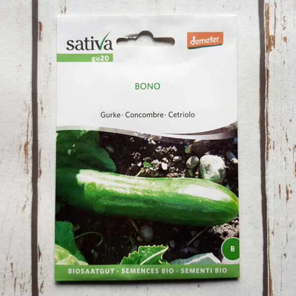 Gurke BONO - 1 Tüte Bio-Saatgut von Sativa