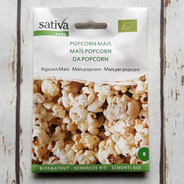 Mais POPCORN MAIS CINEMA - 1 Tüte Bio-Saatgut von Sativa