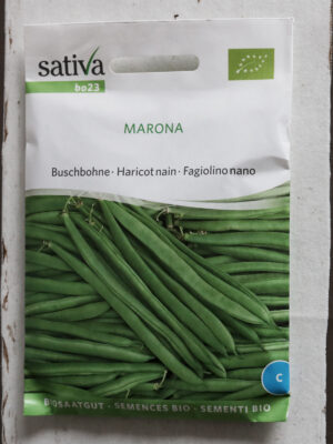 Buschbohne MARONA Bio-Saatgut von Sativa