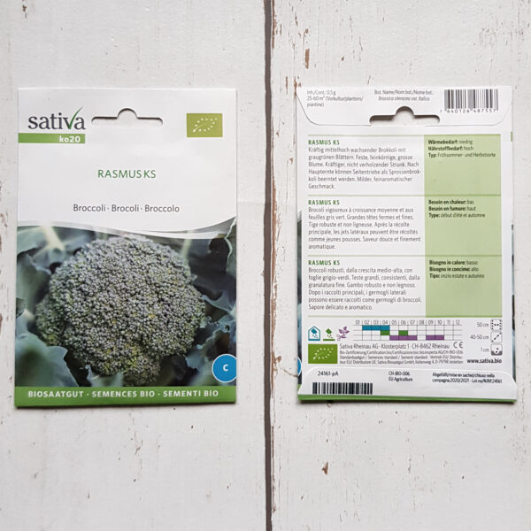 Brokkoli RASMUS Bio-Saatgut von Sativa
