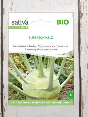 Kohlrabi Superschmelz - Herbstkohlrabi BIO von Sativa