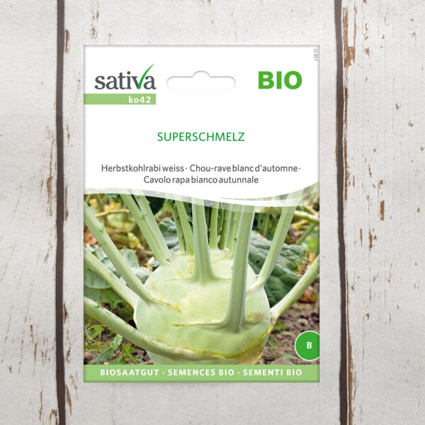 Kohlrabi Superschmelz - Herbstkohlrabi BIO von Sativa
