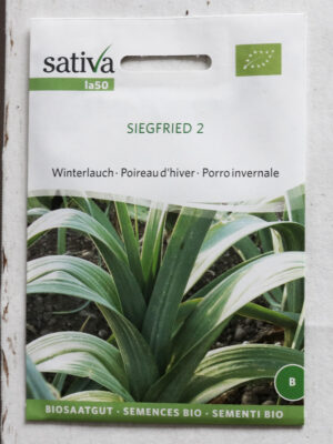 Winterlauch Siegfried 2 Bio-Saatgut von Sativa