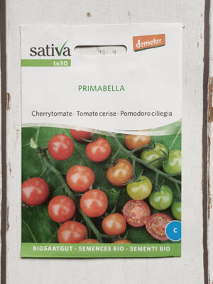 Tomate PRIMABELLA Bio-Saatgut von Sativa Cherrytomate