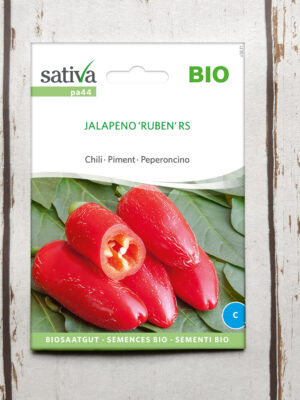 Chili JALAPENO 'RUBEN' RS Bio-Saatgut von Sativa