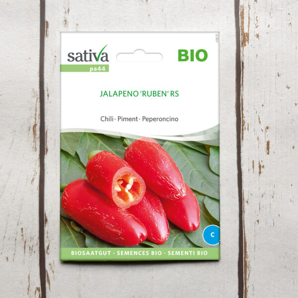 Chili JALAPENO 'RUBEN' RS Bio-Saatgut von Sativa